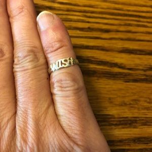“Wish” Toe Ring Sterling Silver